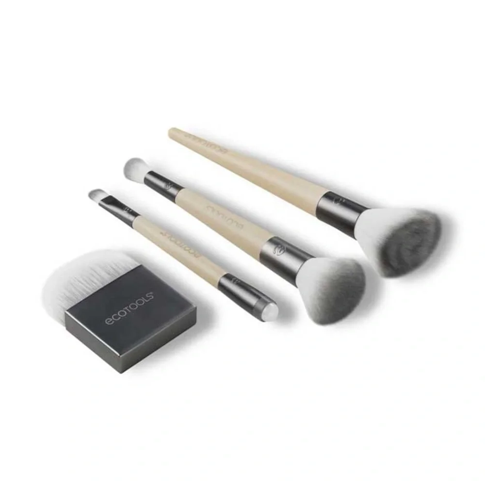 EcoTools “Love Your Skin” Makeup Brush Set 4-Piece Kit NWT